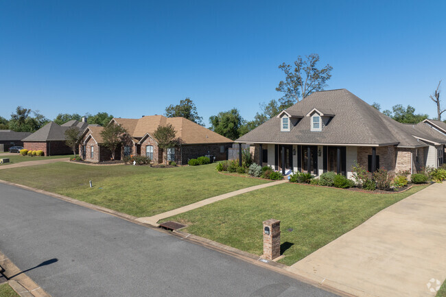 Acadian-style houses in Saint Andrews Links Estates reflect Louisiana's rich cultural heritage.