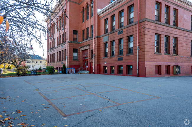 A playground in Webster School located in Providence.