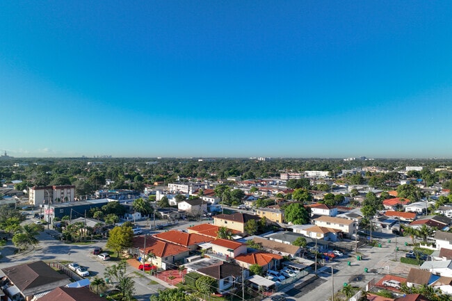Aerial view of the Flagami neighborhood.