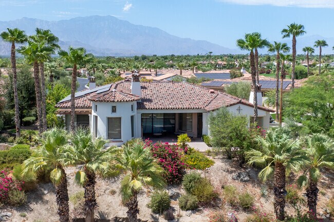 Spanish-inspired homes line the gated community of Toscana in Indian Wells.