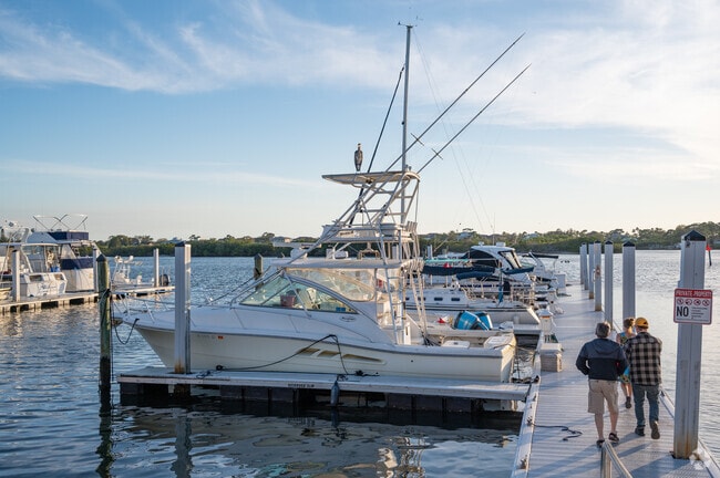 Anclote Village Marina has dry storage an charters on the Anclote River near Holiday.