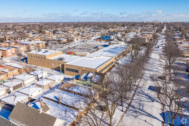 Earhart Elementary School is a one story building.