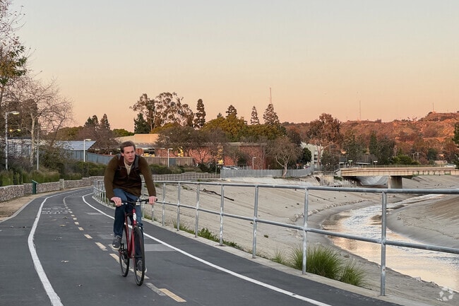 Culver City’s Ballona Creek path is perfect for biking through nature and neighborhoods.