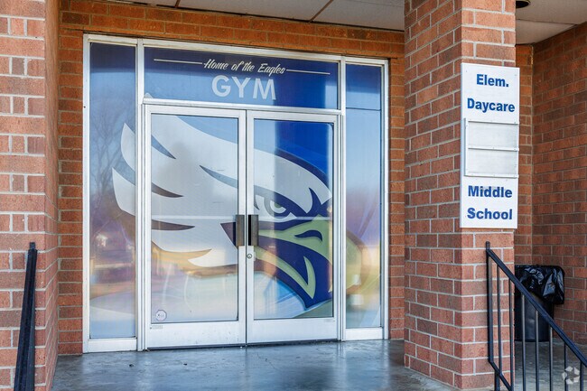 Sheets Memorial Christian School includes a gymnasium among its facilities.