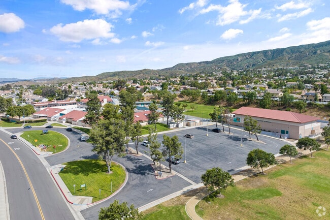 Luiseno School offers a sprawling campus when viewed from above.