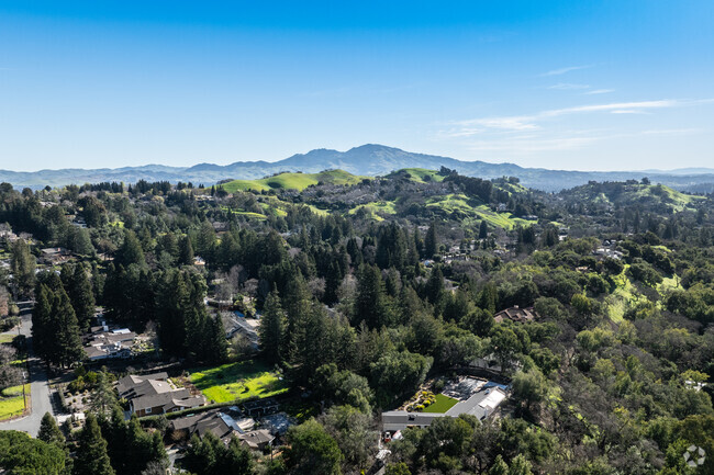 The Springhill neighborhood offers stunning views with Mount Diablo in the distance.