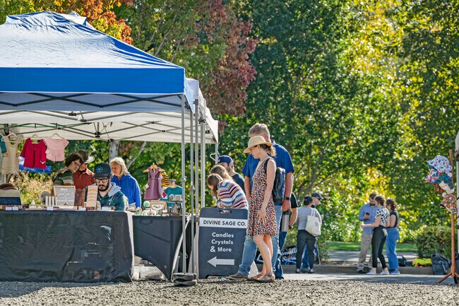 The Corvallis Farmers' Market offers local produce and goods to Northeast Corvallis residents.