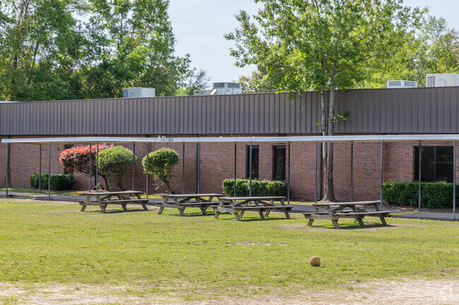 Students enjoy outdoor activities at Berkeley Middle School in Moncks Corner.