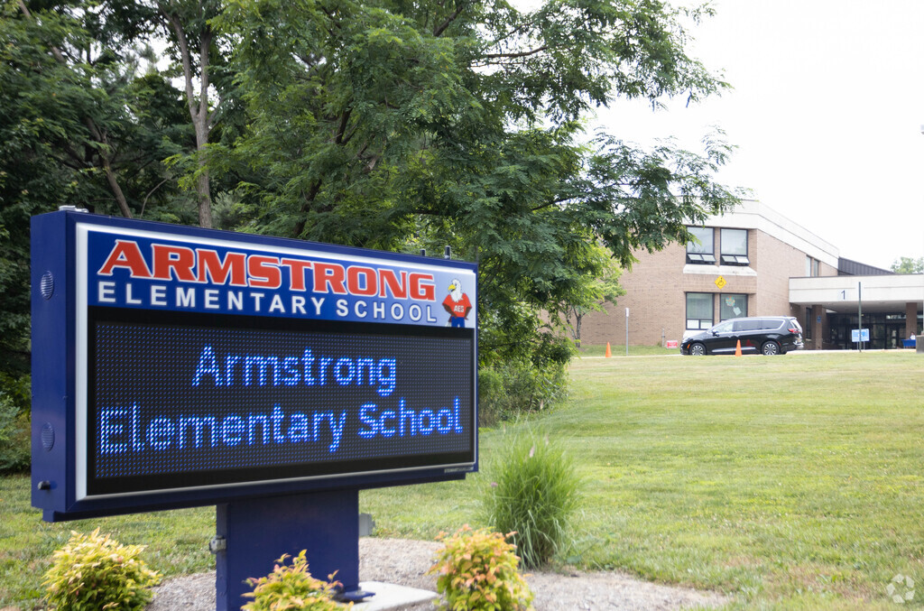 Armstrong Elementary serves the students in the North Reston neighborhood.