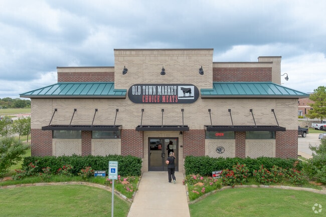 The butcher shop at Old Town Market in Double Oak offers quality meats and weekly specials.