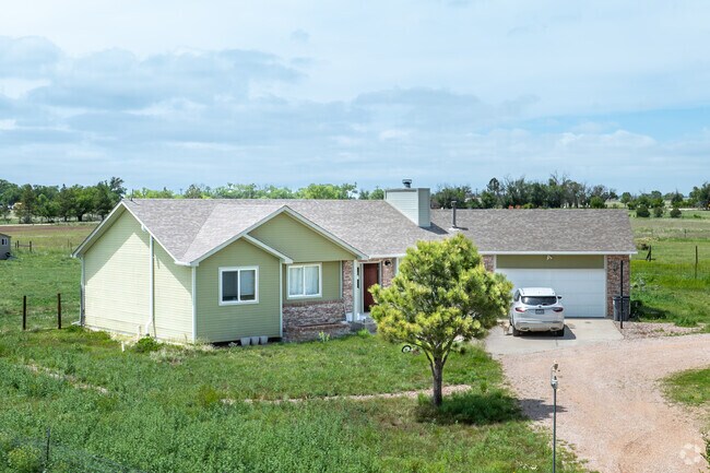 Ranch-style homes in Ellicott are popular for their single-level layouts and practical design, ideal for rural living.