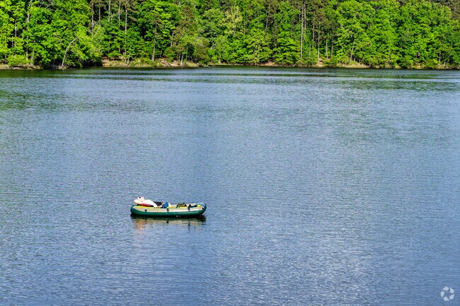 Enjoy some sunbathing at High Point City Lake near Festival Park.