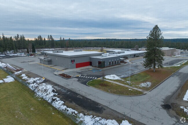 Riverside Middle School features a large single story building.