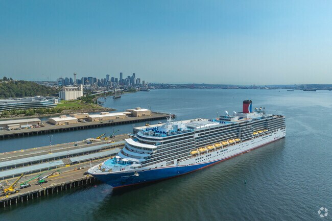 Watch the cruise ships come in to town from Southeast Magnolia.
