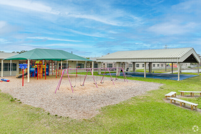 Active students at Palmetto Elementary School can enjoy the athletics area.