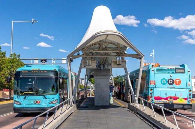 Southeast Heights locals have access to  the ART tram system, which runs east and west along the commercial area of Central Avenue.