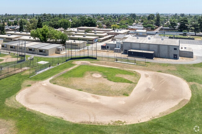 The baseball field at Thomas Jefferson Middle School in Madera.