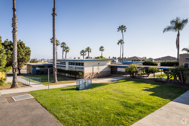 The front entrance to Jefferson Middle School in Oceanside.