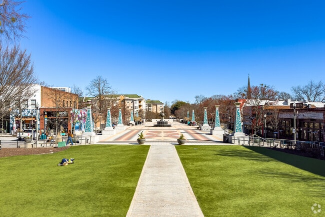 Downtown Decatur is just around the corner from the Scottdale neighborhood.