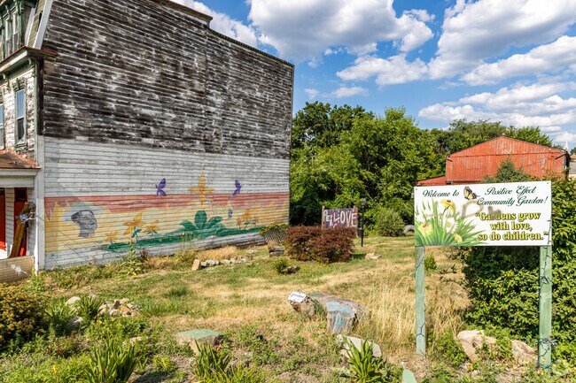 Welcome to the positive effect community garden in Beltzhoover.