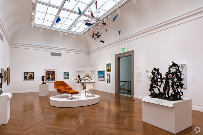 The BMA of in Charles Village has artwork on display in every room of the exhibit.