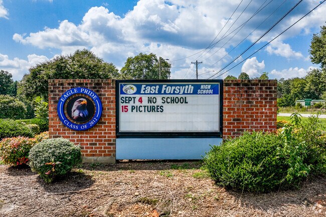 East Forsyth High School in Winston-Salem, NC serves the teens in the area.
