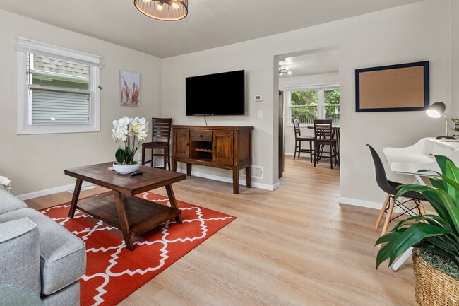 Spacious cozy living space