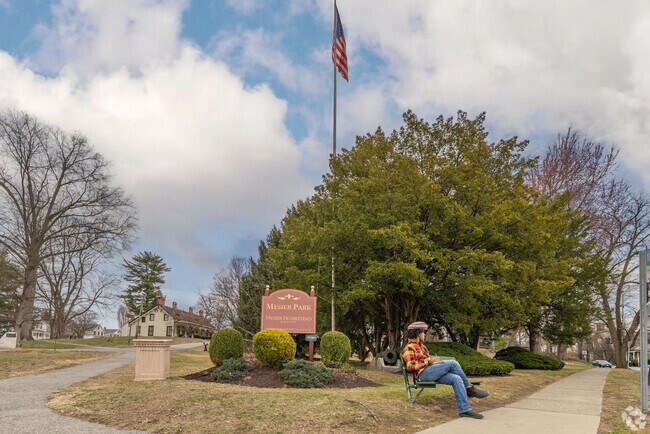 Mesier Park in Wappingers Falls is a quiet green space in the heart of the village.