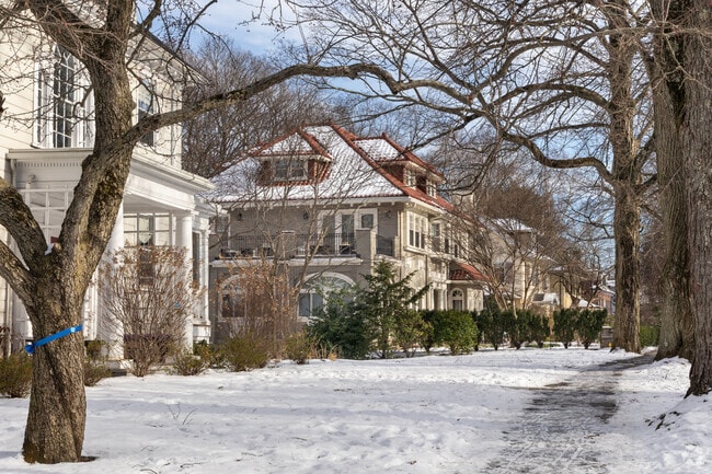 There are a wide variety of Colonial styles that line the streets of Brookline Village.