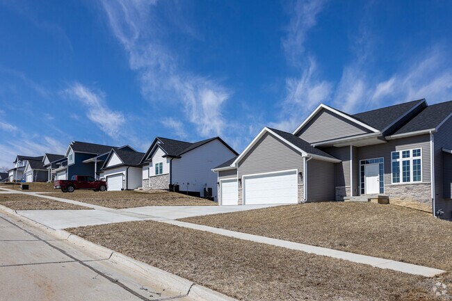 Indianola's new housing developments feature sleek Modern houses in a variety of styles.