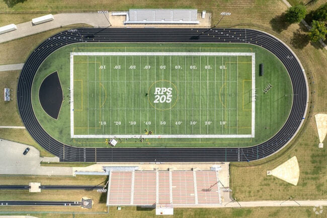 Auburn High School features a state-of-the-art football field and track.