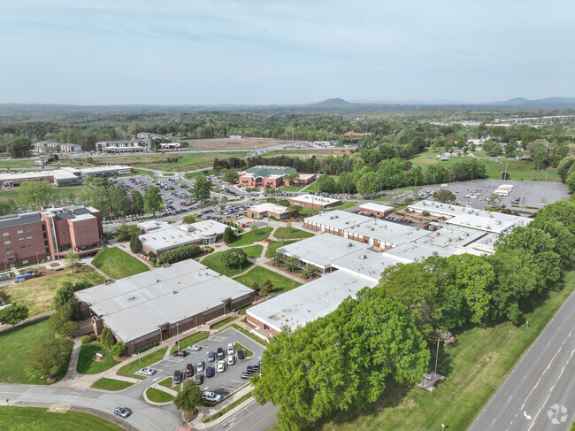 Challenger Early College High School is on the campus of Catawba Valley Community College.