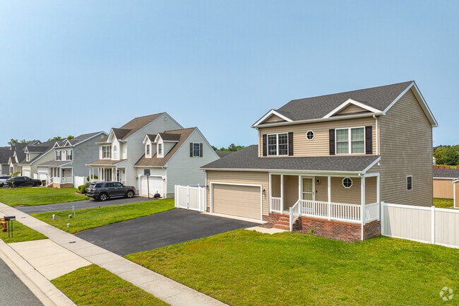 New Traditional homes in Pocomoke City typically sit on larger lots.