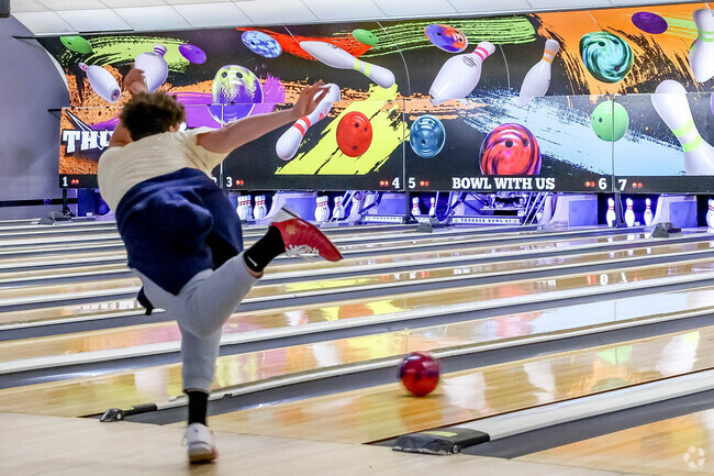Residents enjoy a game of bowling at Thunderbowl in Hillcrest.