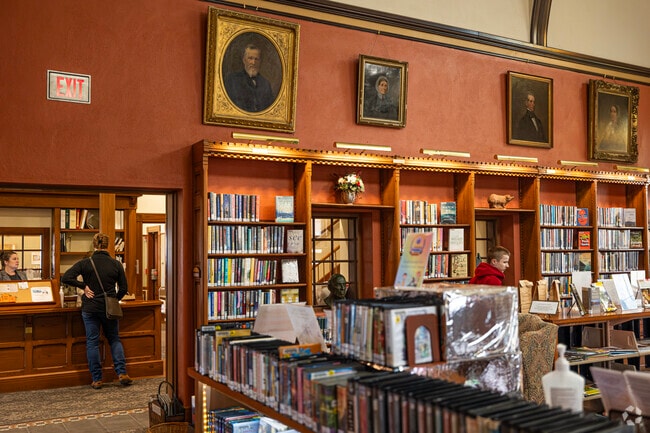 Princeton Public Library has great books to read and classic architecture to view.