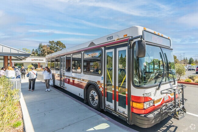 The County Connection bus connects Tice Valley around Contra Costa County.