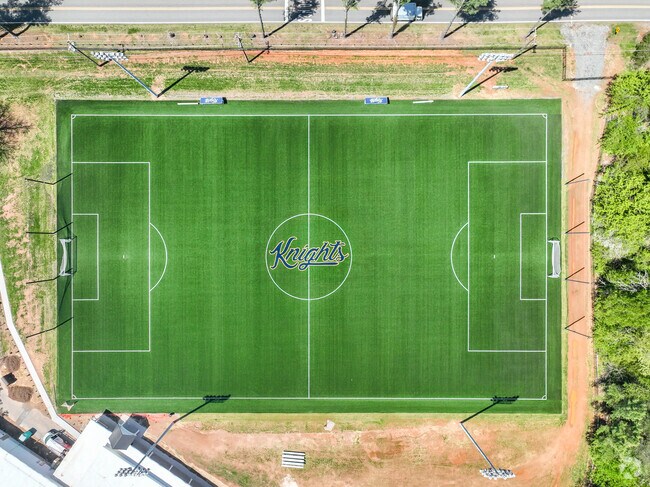 The Knights are the mascot for Hickory Christian Academy.