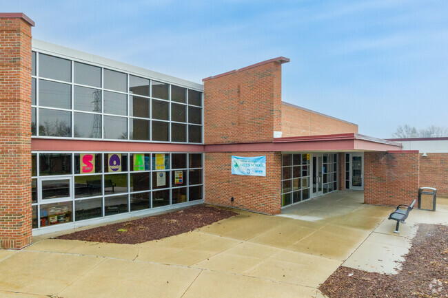 Black Elementary School front entrance.