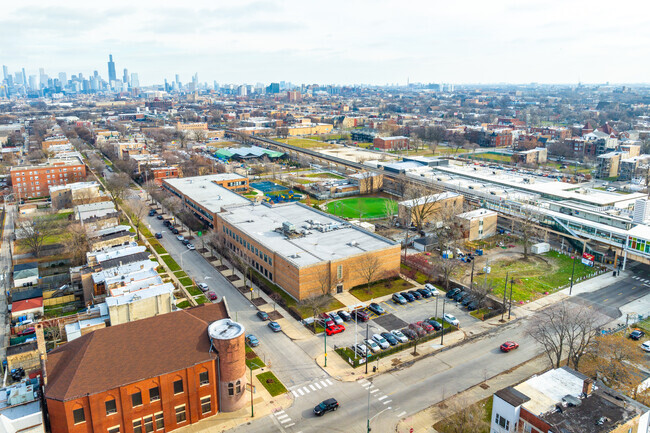 Beidler Elementary School is located west of downtown.