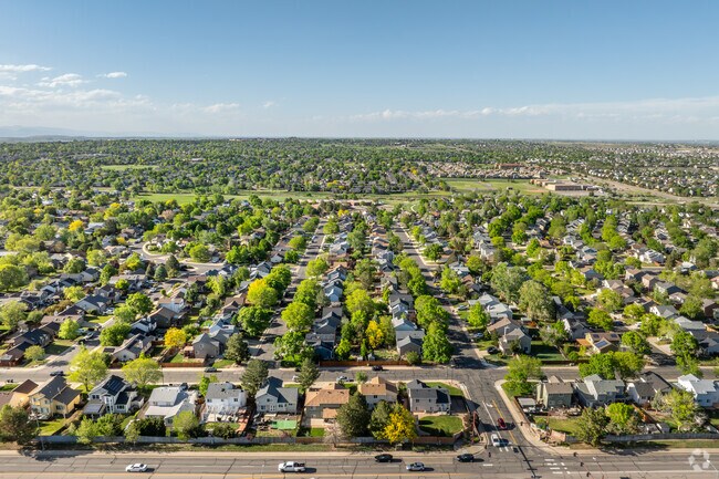Skylake Ranch is a peaceful residential neighborhood in Thornton, Colorado, known for its well-maintained homes and tree-lined streets.