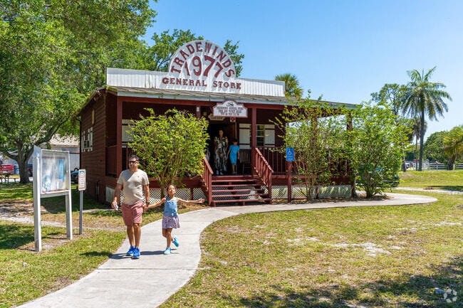 Tradewinds Park has great family activities and is just a couple minutes away from Coral Lake.