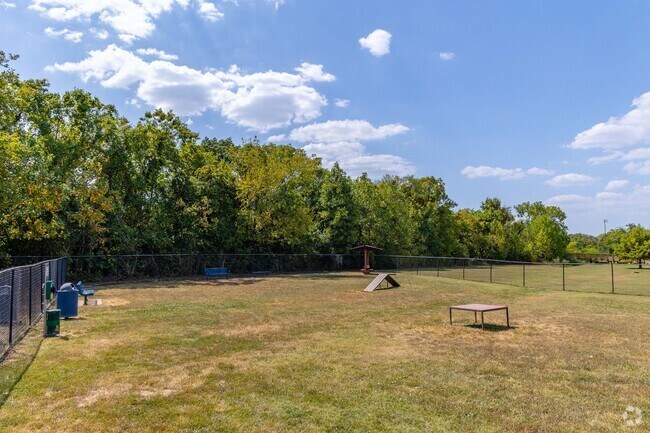 Locals love to bring their dogs to the Nolensville Park dog park.
