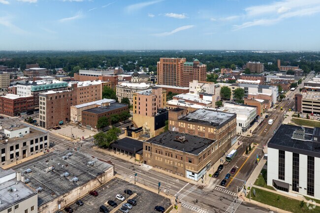 Downtown Bloomington features a rich history and wonderful architecture.