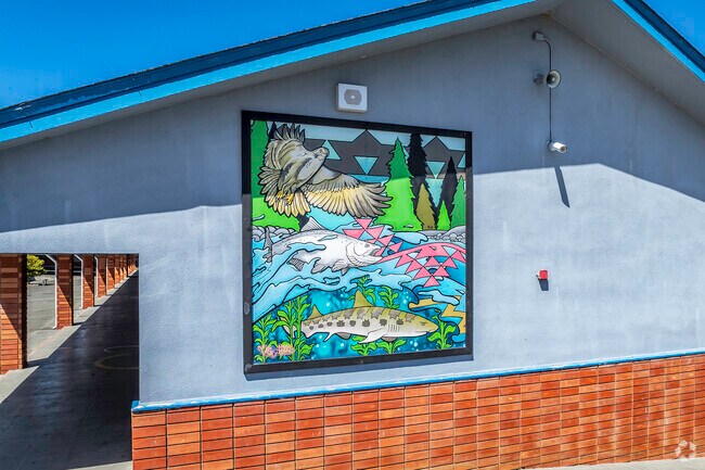 The artwork and murals at South Bay Elementary School are inspiring.