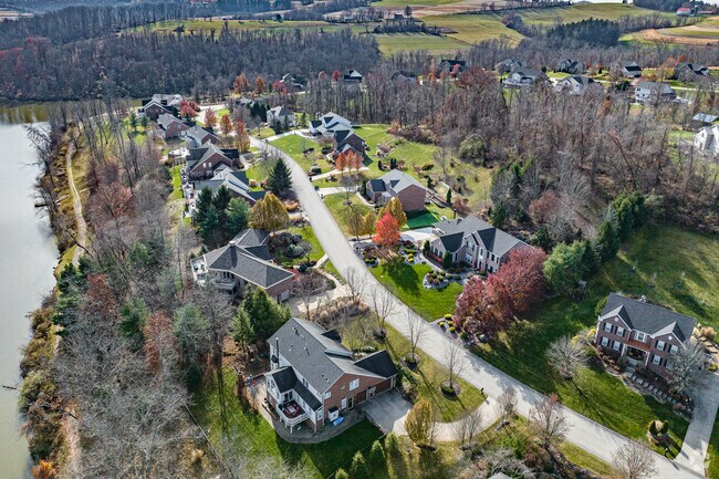 An aerial view of Cherry Valley Lakeview Estates in Mount Pleasant Township.