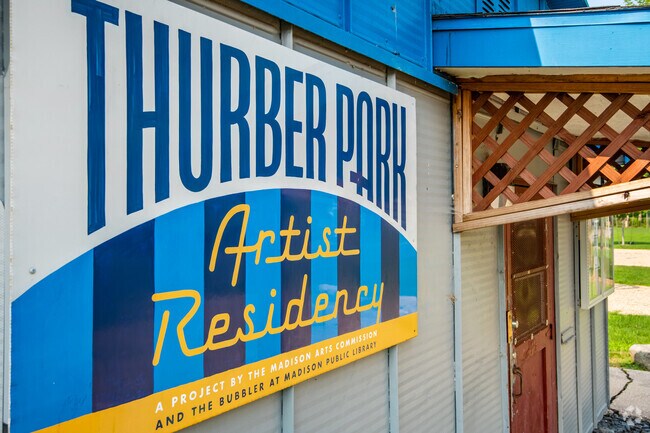Every year, a new artist is elected for the residency space at Thurber Park in Worthington Park.
