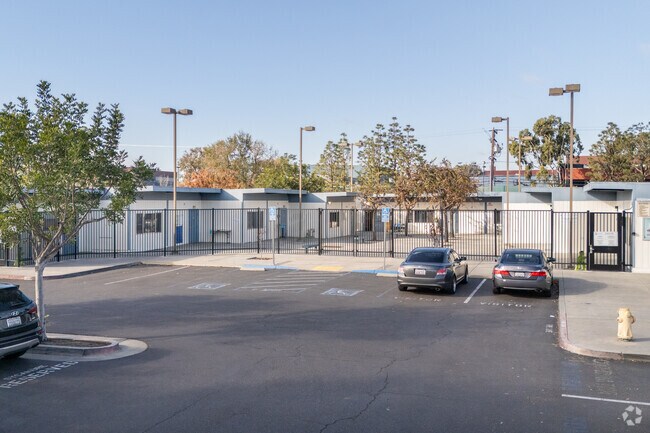 There's plenty of parking at Sycamore Creek Community Charter School.