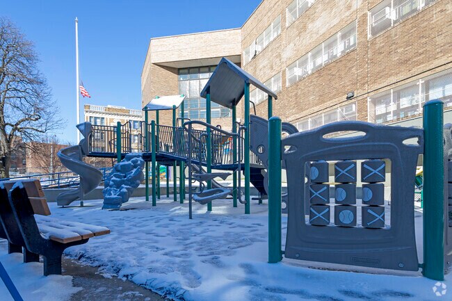P.S. 396 has a wonderful play area for the students to enjoy.