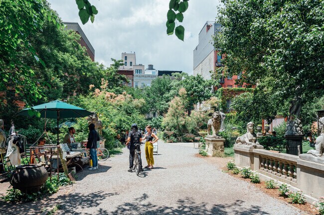 The garden was established in 1991 after the site was left vacant for at least 10 years prior.