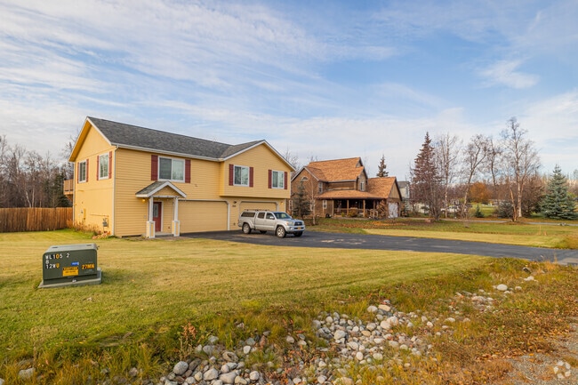 Homes line a quiet street in South Lakes.
